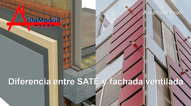 Diferencia entre SATE y fachada ventilada