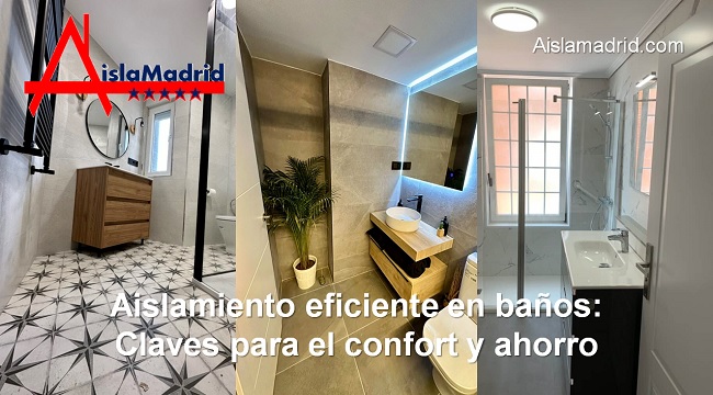 aislamiento eficiente en baños