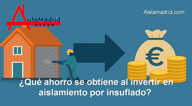 Qué ahorro se obtiene al invertir en aislamiento por insuflado