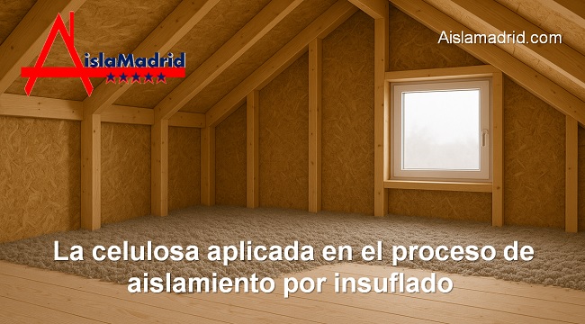 celulosa en aislamiento por insuflado