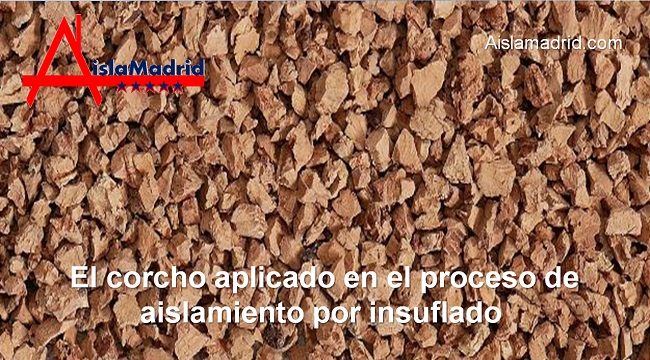 corcho en aislamiento por insuflado