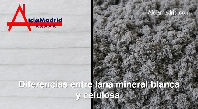 diferencias entre lana mineral blanca y celulosa