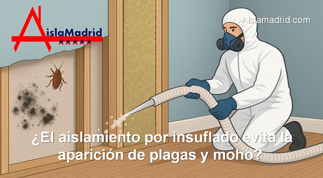 El aislamiento por insuflado evita la aparición de plagas y moho