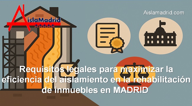 Requisitos legales para maximizar la eficiencia del aislamiento en la rehabilitación de inmuebles en Madrid