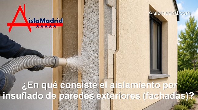 En qué consiste el aislamiento por insuflado de paredes exteriores