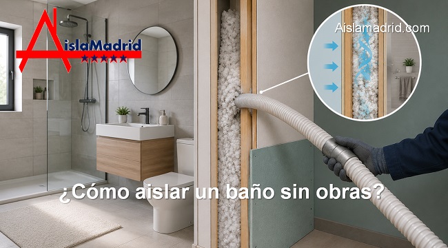 cómo aislar un baño sin obras