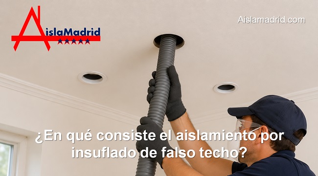 en qué consiste el aislamiento por insuflado de falso techo